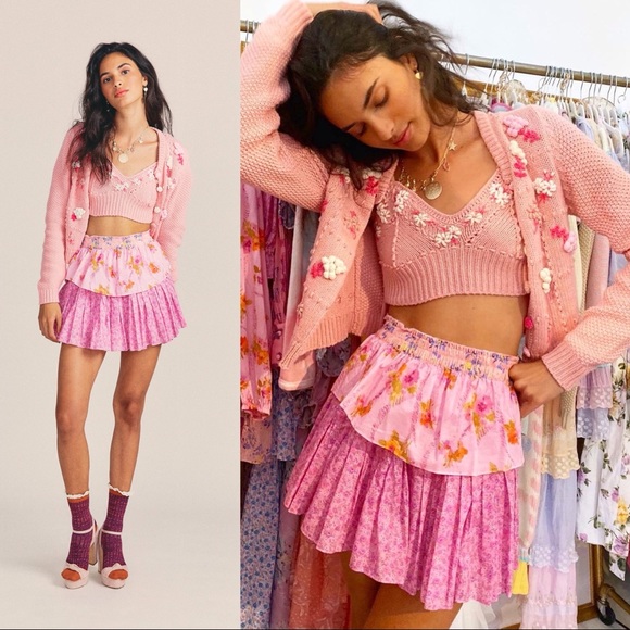 LoveShackFancy Briallon Sweater Cardigan - Picture 5 of 11